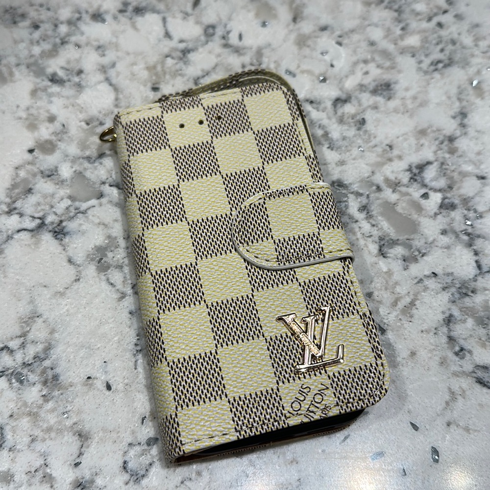 Brand new LV iPhone 13 mini folio case